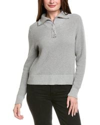 Hannah Rose - Shaker Sailor Neck Cashmere-Blend Pullover - Lyst