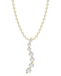 Diamond Select Cuts - 14K 0.25 Ct. Tw. Diamond Pendant Necklace - Lyst