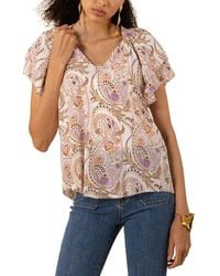 Hale Bob - Melany Short Sleeve Knit Top - Lyst