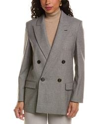 Brunello Cucinelli - Wool-Blend Blazer - Lyst