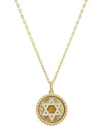 Sabrina Designs - 14k 0.13 Ct. Tw. Diamond Star Of David Necklace - Lyst