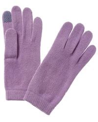 Portolano Cashmere Tech Gloves - Purple