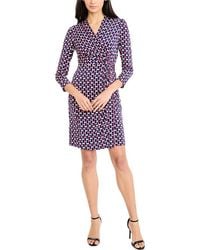 London Times - Midi Dress - Lyst