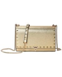 Tiffany & Fred Paris - Studded Fold-Over Leather Clutch - Lyst