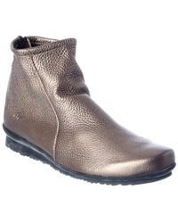 Arche Baryky Leather Bootie - Metallic