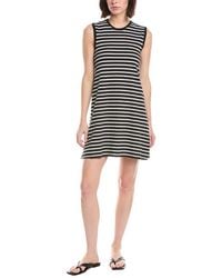ATM - Stripe Classic Jersey Mini Dress - Lyst