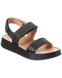 Madewell - Quilted Leather Flatform Sandal - Lyst