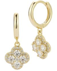Glaze Jewelry - 14K Plated Cz Earrings - Lyst
