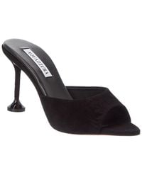 Aquazzura - Bisous 85 Suede Mule - Lyst
