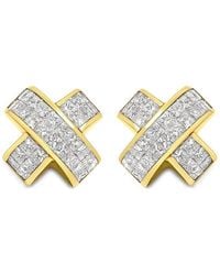 Haus of Brilliance - 18K 3.81 Ct. Tw. Diamond Clip-On Earrings - Lyst