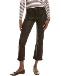 7 For All Mankind - Chocolate High-Rise Slim Kick Jean - Lyst