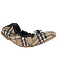 Burberry - Fawn Ballerina Flat - Lyst