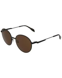 Alexander McQueen Unisex Am0230s 54mm Sunglasses - Brown