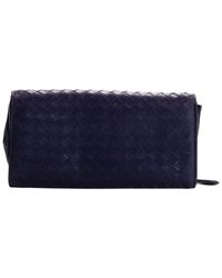 Bottega Veneta - Intrecciato Leather Continental Flap Wallet (Authentic Pre-Owned) - Lyst