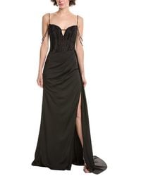 Jovani - Beaded Corset Bodice Gown - Lyst