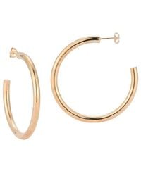 Glaze Jewelry - 14k Rose Gold Vermeil Thick Hoops - Lyst