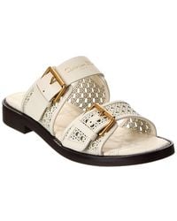 Dior - D-Avenue Leather Sandal - Lyst