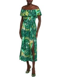 IPPONELLI - Off-The-Shoulder Midi Dress - Lyst