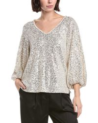 Vince Camuto - Sequin Raglan Blouse - Lyst