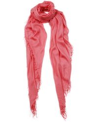 Blue Pacific Tissue Cashmere-blend Scarf - Pink