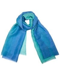 Saachi - Linen Ombre Scarf - Lyst