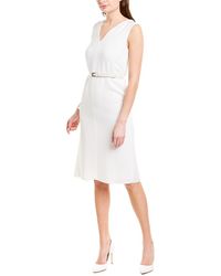 Max Mara Sheath Dress - White