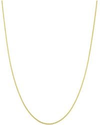 Italian Gold - 14K Wheat Chain Necklace - Lyst