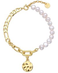 Eye Candy LA - Fresh Water Pearl Stack Bracelet - Lyst