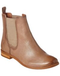 frye logo boots