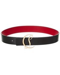 Christian Louboutin - Logo Leather Belt - Lyst