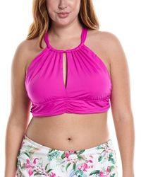 La Blanca - Ig High Neck Midline Top - Lyst