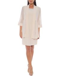 Marina - Beaded Neck Mini Dress - Lyst