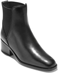 Cole Haan - Evalina Chelsea Leather Bootie - Lyst
