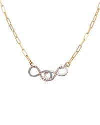 Meshmerise - 18K Over 0.10 Ct. Tw. Diamond Necklace - Lyst
