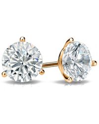 Diana M. Jewels - Fine Jewelry 14k Rose Gold 3.00 Ct. Tw. Diamond Studs - Lyst