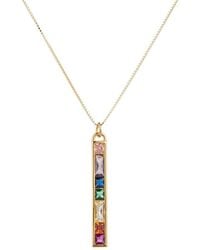 Eye Candy LA - Cz Chakra Pendant Drop Necklace - Lyst