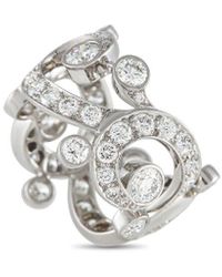 Cartier - Boudoir Platinum 4.75 Ct. Tw. Diamond Eternity Ring (Authentic Pre-Owned) - Lyst
