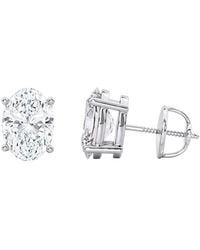 Lab Grown Diamonds - 14K 6.00 Ct. Tw. Lab-Grown Diamond Earrings - Lyst