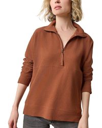 Lilla P - Dolman Half Zip Pullover - Lyst