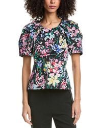 3.1 Phillip Lim - Flowerworks Bloom Sleeve Scoop Neck Top - Lyst