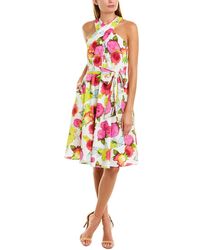 Tahari Tahari Asl A-line Dress - White