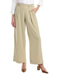 Max Studio - Pleated Wide Leg Pant - Lyst