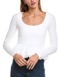 Astr - The Label Bubble Peplum Top - Lyst