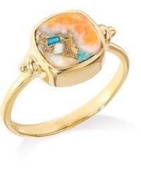 TIRAMISU - 14K Over 2.35 Ct. Tw. Oyster Copper Solitaire Ring - Lyst