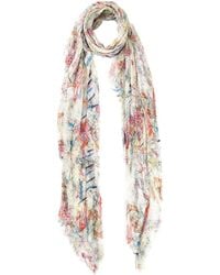 Blue Pacific - Vintage Italian Abstract Art Scarf - Lyst