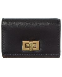 Fendi - Way Small Leather Card Holder - Lyst