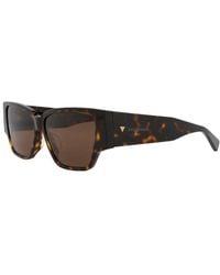 Bottega Veneta - Bv1285S 57Mm Sunglasses - Lyst
