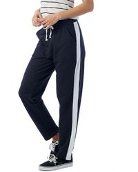Alternative Apparel Open Bottom Vintage French Terry Track Trousers - Black