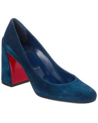 Christian Louboutin - Miss Sab 85 Suede Pump - Lyst