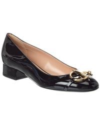 Gucci - Horsebit Patent Ballet Pump - Lyst